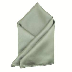 Pañuelo de bolsillo liso gris - Product Image 3