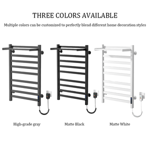 Màu Đen Thông Minh Khăn Điện Ấm Hơn Nước Nóng Khô Khăn Giá Cho Phòng Tắm Thông Minh Điện Sưởi Ấm Khăn <span class=keywords><strong>Ra</strong></span> - Product Image 2