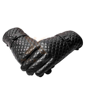 Gants d'hiver unisexes en cuir écologiques 2026, décontractés et tendance, fabriqués professionnellement, coupe-vent, respirants, compatibles écran tactile - Product Image 1