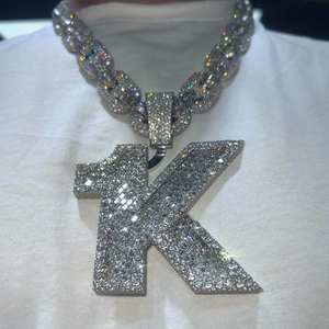 Collar con Placa de Nombre Personalizable, Joyería Hip Hop Personalizada, Colgante con Nombre, Regalo de Cumpleaños para Ella, Colgantes de Moda - Product Image 2