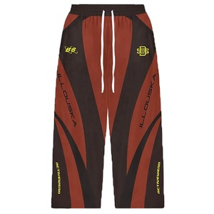 Ensemble coupe-vent deux pièces imperméable 2026 personnalisé avec veste à capuche zippée et pantalon court, imprimé sérigraphié - Product Image 4