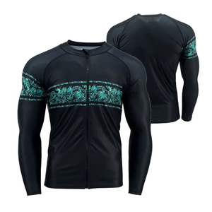 Haut de compression de sport sublimé à manches longues pour hommes, modèle Rash Guard, collection 2026 – Vente en gros fabricant - Product Image 3
