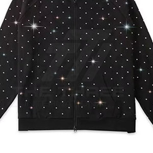 Sudadera con Pedrería para Hombre de Alta Calidad Hecha en Pakistán, Diseño con Pedrería Brillante, Ropa Casual, Moda Moderna - Product Image 6