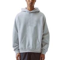 Logo personnalisé Sweats à capuche imprimés personnalisés avec poche Sweatshirts à capuche manches longues couleur unie Sweats à capuche grande taille pour hommes - Product Image 2