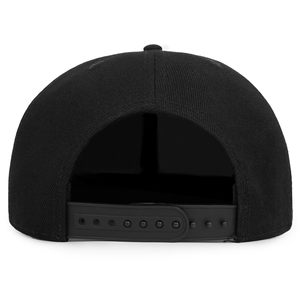 หมวกแก๊ปสีดำ 6 แผง แบบ Snapback ปรับขนาดได้ 男女兼用 ผ้าทวิลล์ ทรงเบสบอล สวมใส่สบาย เหมาะกับทุกฤดู สำหรับผู้ใหญ่ - Product Image 6