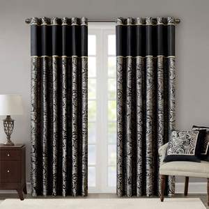 Jacquard Window Panel Pair 2pcs <b>Curtains</b> & <b>Valances</b> - Product Image 1