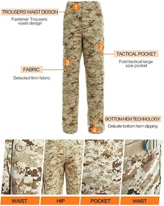 Ensemble de veste et pantalon de chasse et de randonnée camouflage personnalisé, respirant, pour l'extérieur, fabrication haut de gamme, production en gros - Product Image 5