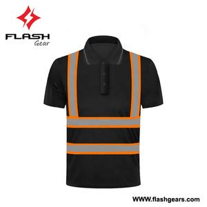Uniforme de Construction sur mesure pour hommes, chemise courte à manches longues, réfléchissant Hi Vis, sécurité sur route - Product Image 4