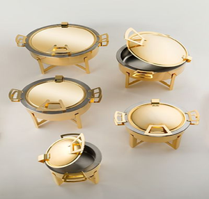 Sopera metálica de alta resistencia con base reforzada para mayor estabilidad en entornos de catering con mucho movimiento. Disponible a precios de mayorista. - Product Image 2