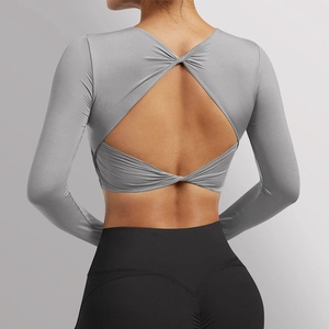 Mono Deportivo Personalizado de Alta Calidad con Elastina, Espalda Descubierta, Efecto Push-Up, Secado Rápido, para Yoga, Gimnasio, Fitness, de Una Pieza, Spandex/Nylon - Product Image 6