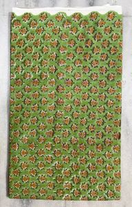 Tela india estampada a mano, hermosa tela decorativa hecha a mano con estampado floral, tela de algodón para confección de vestidos, textiles para el hogar, estampado personalizado - Product Image 1