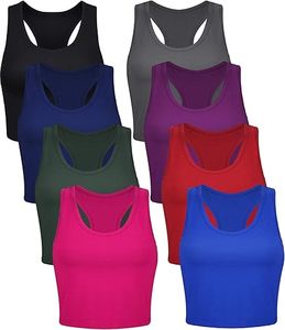 Pantalon de survêtement taille haute à jambes larges pour femme et haut court de yoga à manches courtes, ensemble de sport uni, pantalon de survêtement oversize avec fermeture à la taille - Product Image 5