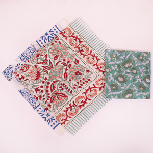 Jaipuri Hand Block Print Bandana Paisley Design Square Scarf Summer <b>Beach</b> Wrap Soft & Stylish Daily Wear <b>Accessories</b> Face Cover - Product Image 2