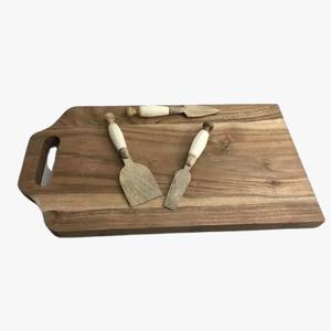 Planche à découper en bois naturel de haute qualité, planche à découper pour servir le fromage, faite à la main, durable, ustensile de cuisine pratique - Product Image 1