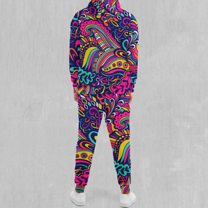 Conjuntos Deportivos de Forro Polar Técnico para Hombre al por Mayor con Logotipo Personalizado, Secado Rápido, Transpirables, Mangas Largas, 100% Algodón, Diseño Sólido para Invierno - Product Image 2