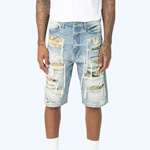 Wholesale Men's <b>Stretch</b> Casual Denim <b>Shorts</b> In New Summer Fashion 100% Cotton With Elastic Waist Closure Men's Denim <b>Shorts</b> - Product Image 4