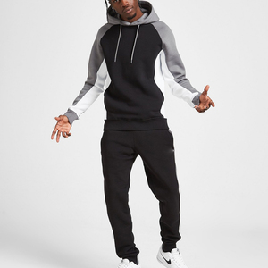 Chaqueta Deportiva con Capucha para Hombre, Estilo Casual, Venta al Por Mayor OEM, Sudadera con Capucha Gris de Felpa Técnica, Chándal Masculino de Alta Calidad - Product Image 1