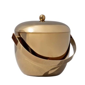 Contenedor de hielo metálico negro mate de la mejor calidad para enfriar bebidas, botellas de vino, latas, fiestas, bodas, restaurantes, en venta. - Product Image 2