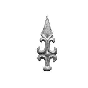 Embout de balustrade en aluminium Fleur de Lys, pointe de clôture en fonte, ornement décoratif de luxe pour portail de villa, capuchon de poteau - Product Image 4