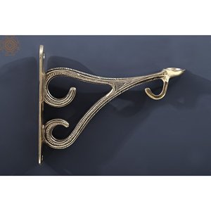 ที่ยึดผนังทองเหลือง6นิ้วทำด้วยมือทำด้วยมือทำจากอินเดียมีสำเนียงติดผนังที่หรูหรา - Product Image 1