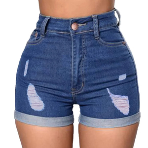 Pantalones cortos ligeros para mujer con cintura elástica y bolsillos laterales, pantalones cortos para fiesta, nuevo estilo - Product Image 1