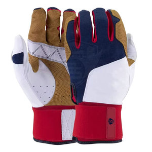 Guantes de Bateo de Béisbol de Alta Calidad, Estilo Profesional, Logotipo Personalizado, Material de Cuero, Precio al por Mayor Bajo - Product Image 4