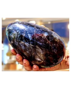 Top Quality Polished Natural Labradorite Egg Oval <b>Stone</b> Collectible <b>Art</b> Piece Home Decoration Gemstone Ornament - Product Image 3
