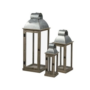 Farol de Madera para Velas con Puerta de Vidrio, Asa de Cuerda, Hecho a Mano, Estilo Vintage, Decoración Interior Rústica - Product Image 4