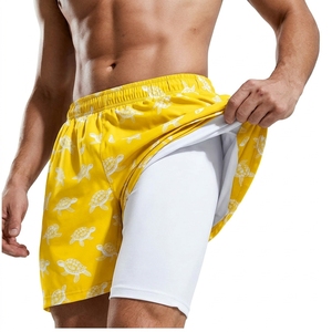 Pantalones Cortos Deportivos Extra Grandes para Hombre, Corte Holgado, Estilo Urbano, con Logotipo Personalizado y Cintura Elástica, para Ropa Deportiva al por Mayor - Product Image 6