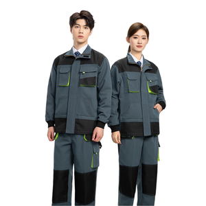 Ensemble de vêtements de travail haute visibilité pour hommes, multi-poches, multicolores, protection au travail, personnalisation, vêtements de travail - Product Image 4