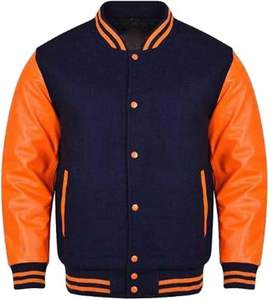 Nouvelle arrivée Veste de baseball Varsity Lettermen 100% laine et manches en cuir S-XL Toutes les couleurs disponibles - Product Image 6
