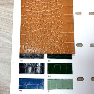 Cuero Sintético de PU con Relieve de Piel de Cocodrilo para Decoración de Asientos de Auto, Bolsos de Hombro y Carteras, en Oferta - Product Image 4