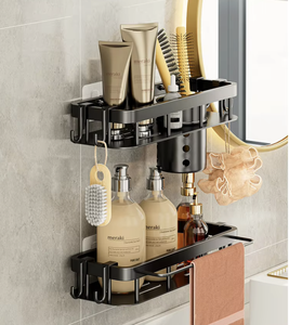 Estante de Almacenamiento Multifuncional Moderno para Colgar en la Pared de la Cocina, sin Necesidad de Taladrar, Organizador de Artículos de Baño para el Lavabo, OEM/ODM - Product Image 3