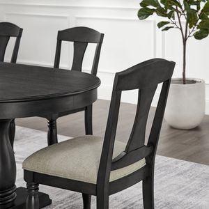 Set di 2 Sedie da Pranzo Retrò Stile Mid-Century con Struttura in Legno e Imbottitura per Cucina, Soggiorno e Ristorante - Product Image 6