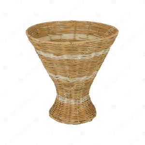 Jarrón Floral de Bambú y Ratán Hecho a Mano, Ecológico, Estilo Art Deco, de Vietrustic Vietnam, para Plantas de Mesa y Decoración del Hogar - Product Image 5