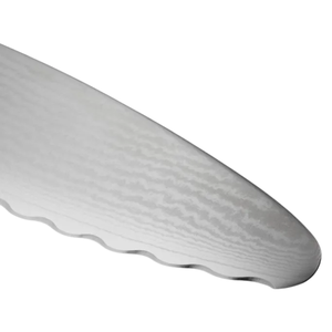 Cuchillo Multiusos de 6 Pulgadas con Hoja Dentada de Acero Inoxidable y Mango Negro, Cuchillo de Cocina para Rebanar Pan, Frutas y Verduras - Product Image 2