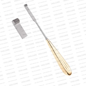 Raspador Nasal Webster Glabella Onyx 8-1/2 pouces (21,5 cm) à granulométrie grossière, instrument chirurgical pour la rhinoplastie et la sculpture osseuse nasale par Vaslcare - Product Image 3
