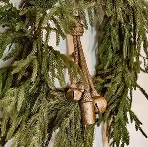 Elegante Campana Metálica Colgante de Navidad, Adorno Decorativo Festivo para Árbol, Puerta, Ventana, Hogar, Fiesta, Boda - Product Image 6