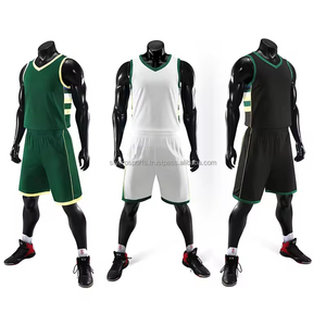 Conjunto de uniforme de baloncesto bordado Reversible hecho a medida 2024, ropa deportiva impresa, los mejores uniformes de Jersey para hombres al por mayor - Product Image 5