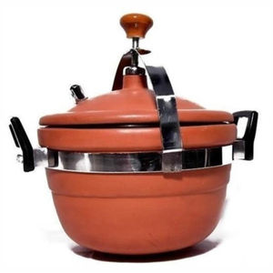 Casserole à pression de grande capacité, écologique, anti-explosion, avec couvercle en argile - Product Image 1
