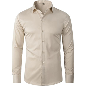 Camisas de Vestir para Hombre, Personalizadas, de Alta Calidad, Corte Slim, Casuales, Formales, de Negocios, 100% Algodón Satinado, Ecológicas, Transpirables, Elegantes y Nuevas - Product Image 4