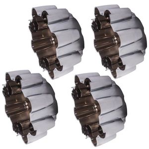 Ensemble de 4 enjoliveurs de moyeu de roue chromés à 8 trous pour Ford F250 F350 1999-2005 Excursion 00-05 1C3Z1130BA - Product Image 4