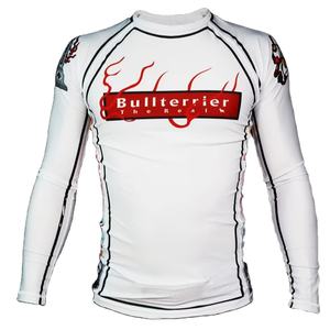 2026 Wholesale Custom Heat-Transfer Printed MMA Rash Guard for Men's Short Sleeve UPF50 Surfing <b>T</b>-<b>Shirt</b> <b>BJJ</b> - Product Image 1
