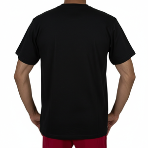 T-shirt décontracté pour homme de haute qualité, style streetwear, surdimensionné, long, premium, uni, personnalisable avec logo OEM. - Product Image 6