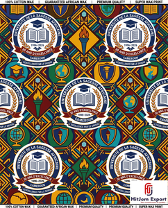 Fabricante de Telas Africanas de Lujo con Estampado de Cera, Proveedor Textil Personalizado para Celebraciones de Aniversarios Universitarios y Convenciones, OEM ODM - Product Image 6