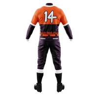 Ensemble d'uniformes de baseball brodés sur mesure OEM, maillot respirant en maille entièrement sublimé, vêtements de sport personnalisés