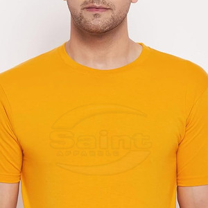 T-shirt décontracté pour homme de qualité supérieure, col rond, manches courtes, polyester/coton, écologique, séchage rapide, respirant, personnalisé - Product Image 6