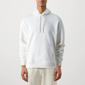 Sudadera con Capucha Blanca Lisa de Alta Calidad al por Mayor, Unisex, 100% Algodón, Corte Regular para Hombre, Sudadera con Capucha de Algodón para Hombre con Logotipo Personalizado - Product Image 6