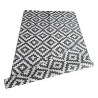 Tapis de jardin extérieur tapis antidérapant tapis de Camping preuve tissé Portable Double couche PP étanche tache sac de transport en plastique