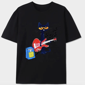 Camiseta de Verano para Mujer, Estilo Y2K, Talla Grande, de Felpa, Informal, Estampada, de Punto, Holgada, de Secado Rápido y Ligera - Product Image 2